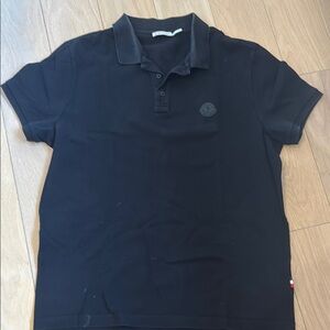Moncler Men’s Black Polo Shirt